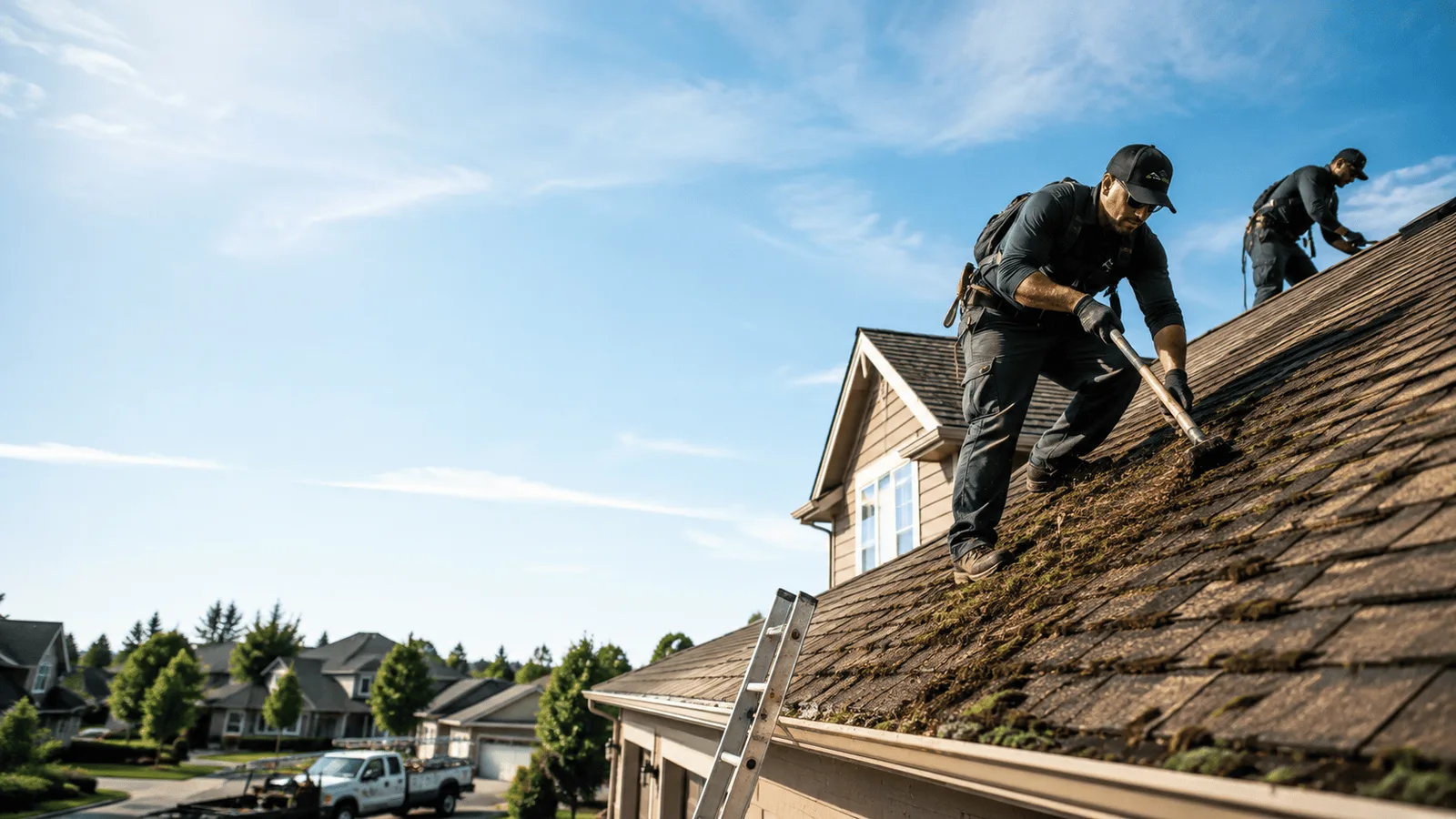 Roof Moss Removal in Fairborn, OH near me